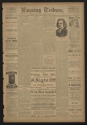 Evening Tribune. (Galveston, Tex.), Vol. 10, No. 29, Ed. 1 Saturday, December 7, 1889