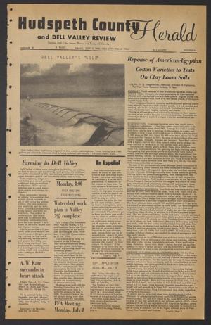 Hudspeth County Herald and Dell Valley Review (Dell City, Tex.), Vol. 12, No. 44, Ed. 1 Friday, July 5, 1968