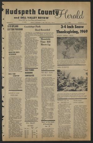 Hudspeth County Herald and Dell Valley Review (Dell City, Tex.), Vol. 12, No. 14, Ed. 1 Friday, December 5, 1969