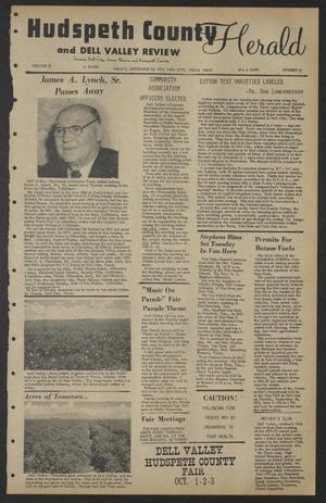 Hudspeth County Herald and Dell Valley Review (Dell City, Tex.), Vol. 15, No. 50, Ed. 1 Friday, September 10, 1971