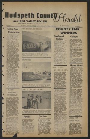 Primary view of object titled 'Hudspeth County Herald and Dell Valley Review (Dell City, Tex.), Vol. 14, No. 6, Ed. 1 Friday, October 10, 1969'.