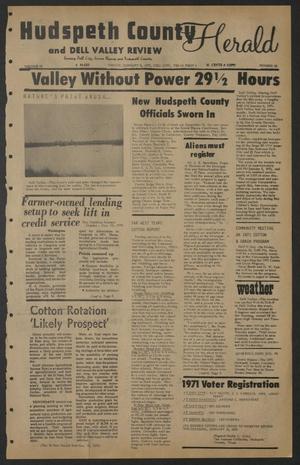 Hudspeth County Herald and Dell Valley Review (Dell City, Tex.), Vol. 15, No. 18, Ed. 1 Friday, January 8, 1971
