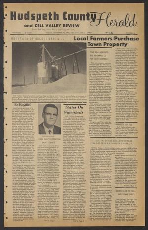 Hudspeth County Herald and Dell Valley Review (Dell City, Tex.), Vol. 13, No. 13, Ed. 1 Friday, November 29, 1968