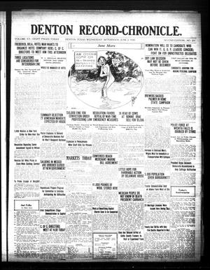 Denton Record-Chronicle. (Denton, Tex.), Vol. 20, No. 251, Ed. 1 Wednesday, June 2, 1920