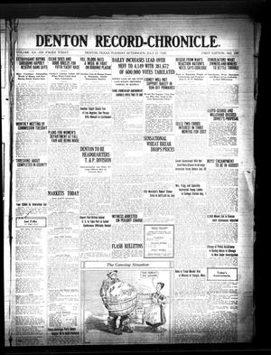 Denton Record-Chronicle. (Denton, Tex.), Vol. 20, No. 298, Ed. 1 Tuesday, July 27, 1920