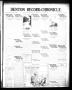 Thumbnail image of item number 1 in: 'Denton Record-Chronicle. (Denton, Tex.), Vol. 21, No. 53, Ed. 1 Thursday, October 14, 1920'.