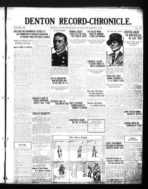 Primary view of object titled 'Denton Record-Chronicle. (Denton, Tex.), Vol. 20, No. 173, Ed. 1 Wednesday, March 3, 1920'.