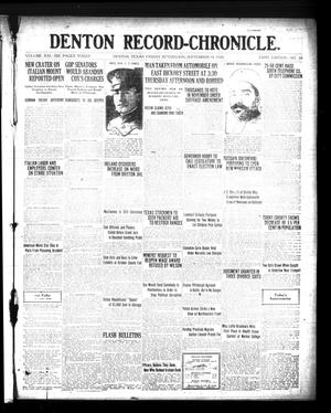 Denton Record-Chronicle. (Denton, Tex.), Vol. 21, No. 24, Ed. 1 Friday, September 10, 1920
