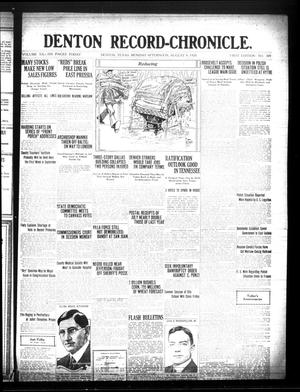Denton Record-Chronicle. (Denton, Tex.), Vol. 20, No. 309, Ed. 1 Monday, August 9, 1920