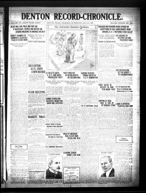 Denton Record-Chronicle. (Denton, Tex.), Vol. 20, No. 294, Ed. 1 Thursday, July 22, 1920