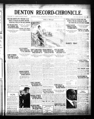 Denton Record-Chronicle. (Denton, Tex.), Vol. 20, No. 240, Ed. 1 Thursday, May 20, 1920