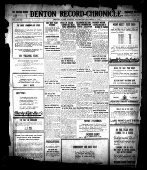 Denton Record-Chronicle. (Denton, Tex.), Vol. 19, No. 120, Ed. 1 Tuesday, December 31, 1918