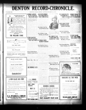 Denton Record-Chronicle. (Denton, Tex.), Vol. 19, No. 243, Ed. 1 Friday, May 23, 1919
