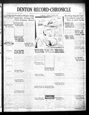 Denton Record-Chronicle (Denton, Tex.), Vol. 22, No. 7, Ed. 1 Tuesday, August 22, 1922