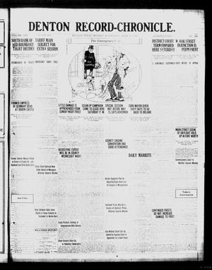 Denton Record-Chronicle. (Denton, Tex.), Vol. 21, No. 206, Ed. 1 Monday, April 11, 1921
