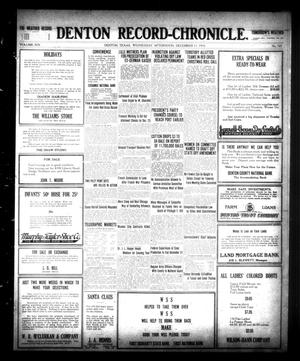 Denton Record-Chronicle. (Denton, Tex.), Vol. 19, No. 103, Ed. 1 Wednesday, December 11, 1918