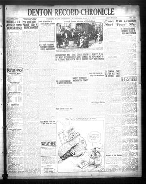 Denton Record-Chronicle (Denton, Tex.), Vol. 22, No. 185, Ed. 1 Saturday, March 17, 1923