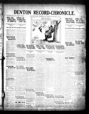 Denton Record-Chronicle. (Denton, Tex.), Vol. 21, No. 125, Ed. 1 Thursday, January 6, 1921