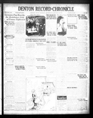 Denton Record-Chronicle (Denton, Tex.), Vol. 22, No. 145, Ed. 1 Tuesday, January 30, 1923