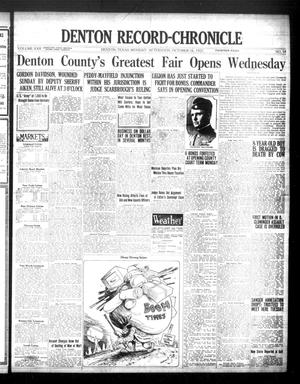 Denton Record-Chronicle (Denton, Tex.), Vol. 22, No. 54, Ed. 1 Monday, October 16, 1922