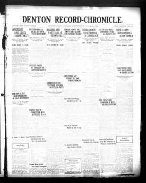 Denton Record-Chronicle. (Denton, Tex.), Vol. 21, No. 81, Ed. 1 Tuesday, November 16, 1920