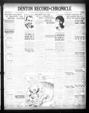 Denton Record-Chronicle (Denton, Tex.), Vol. 22, No. 241, Ed. 1 Tuesday, May 22, 1923