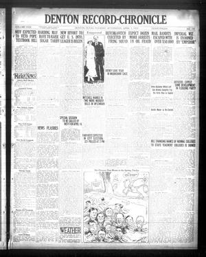 Denton Record-Chronicle (Denton, Tex.), Vol. 22, No. 199, Ed. 1 Tuesday, April 3, 1923