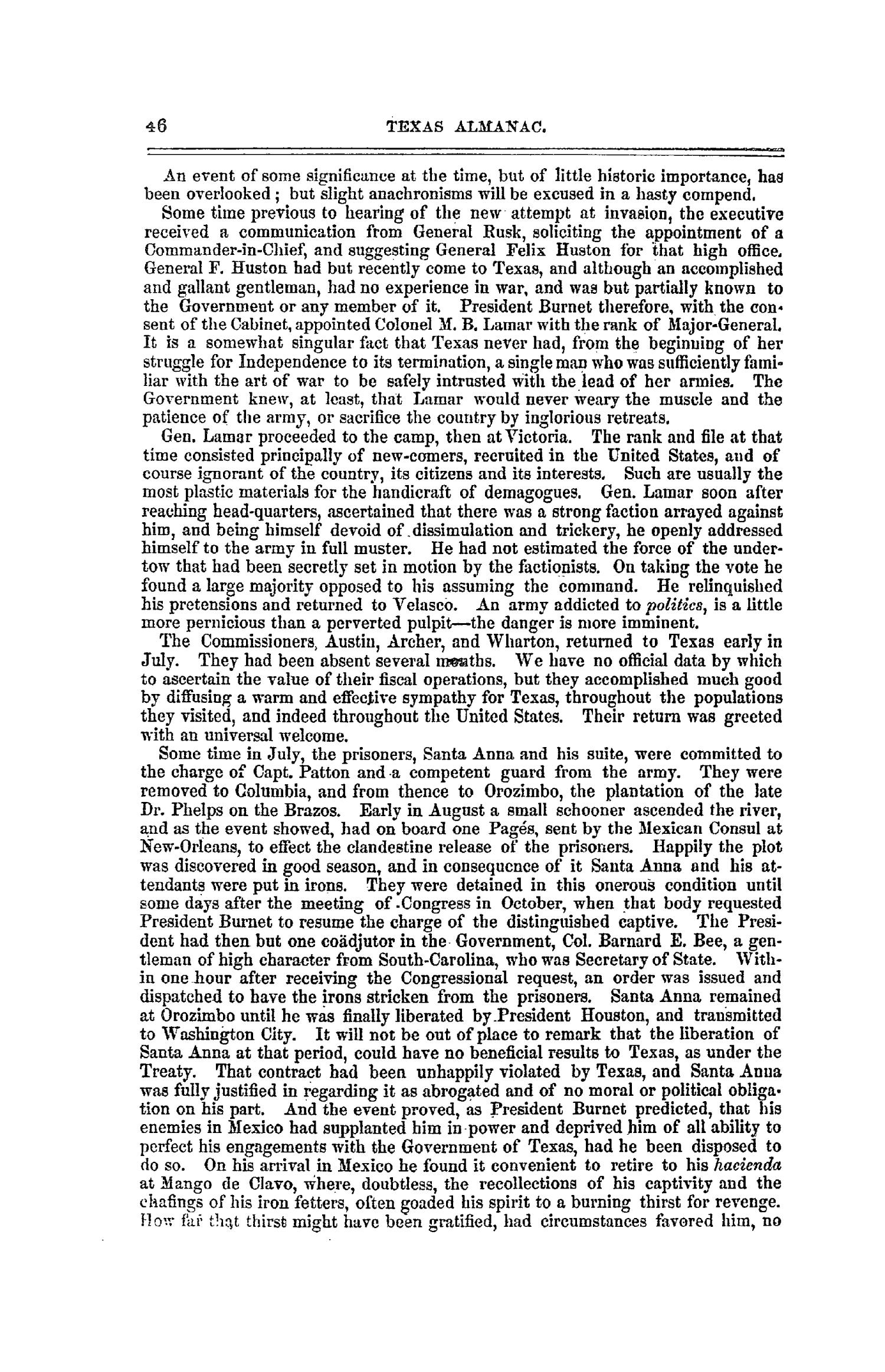 The Texas Almanac for 1861
                                                
                                                    46
                                                