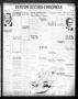 Newspaper: Denton Record-Chronicle (Denton, Tex.), Vol. 22, No. 193, Ed. 1 Tuesd…