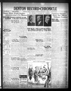 Denton Record-Chronicle (Denton, Tex.), Vol. 22, No. 103, Ed. 1 Tuesday, December 12, 1922