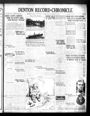 Denton Record-Chronicle (Denton, Tex.), Vol. 22, No. 53, Ed. 1 Saturday, October 14, 1922
