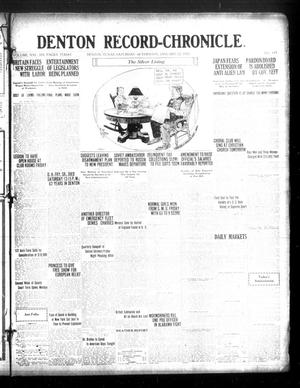 Denton Record-Chronicle. (Denton, Tex.), Vol. 21, No. 139, Ed. 1 Saturday, January 22, 1921
