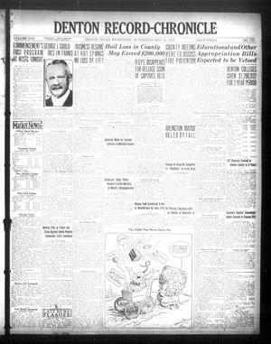 Denton Record-Chronicle (Denton, Tex.), Vol. 22, No. 236, Ed. 1 Wednesday, May 16, 1923