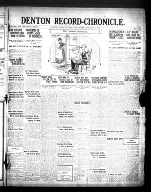Denton Record-Chronicle. (Denton, Tex.), Vol. 21, No. 123, Ed. 1 Tuesday, January 4, 1921