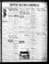 Newspaper: Denton Record-Chronicle (Denton, Tex.), Vol. 22, No. 8, Ed. 1 Wednesd…