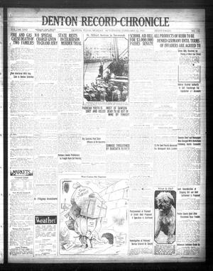 Denton Record-Chronicle (Denton, Tex.), Vol. 22, No. 156, Ed. 1 Monday, February 12, 1923