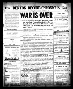Denton Record-Chronicle. (Denton, Tex.), Vol. 19, No. 76, Ed. 2 Saturday, November 9, 1918
