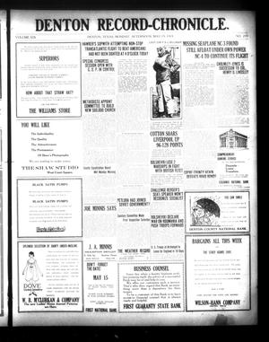Denton Record-Chronicle. (Denton, Tex.), Vol. 19, No. 239, Ed. 1 Monday, May 19, 1919