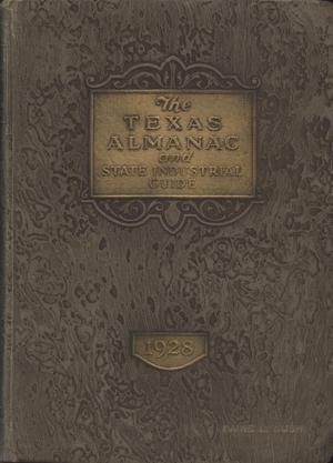 Primary view of object titled 'The 1928 Texas Almanac and State Industrial Guide'.