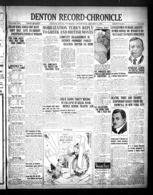 Denton Record-Chronicle (Denton, Tex.), Vol. 22, No. 123, Ed. 1 Thursday, January 4, 1923