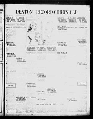 Denton Record-Chronicle (Denton, Tex.), Vol. 21, No. 309, Ed. 1 Tuesday, August 9, 1921