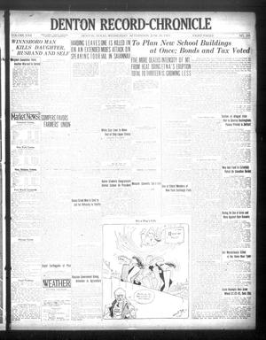 Denton Record-Chronicle (Denton, Tex.), Vol. 22, No. 266, Ed. 1 Wednesday, June 20, 1923