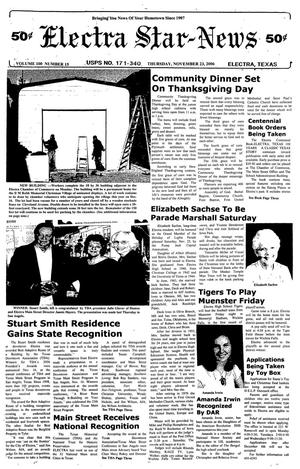 Electra Star-News (Electra, Tex.), Vol. 100, No. 15, Ed. 1 Thursday, November 23, 2006