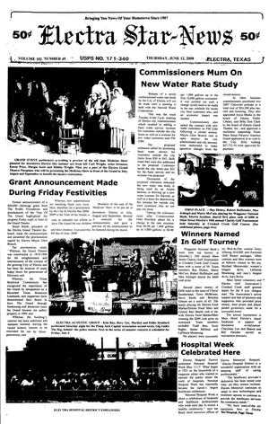 Electra Star-News (Electra, Tex.), Vol. 102, No. 45, Ed. 1 Thursday, June 12, 2008