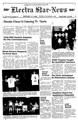 Electra Star-News (Electra, Tex.), Vol. 102, No. 19, Ed. 1 Thursday, December 11, 2008