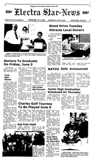 Electra Star-News (Electra, Tex.), Vol. 103, No. 43, Ed. 1 Thursday, June 4, 2009