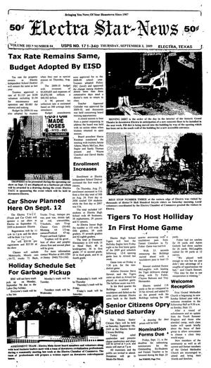 Electra Star-News (Electra, Tex.), Vol. 103, No. 4, Ed. 1 Thursday, September 3, 2009