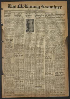 Primary view of object titled 'The McKinney Examiner (McKinney, Tex.), Vol. 54, No. 13, Ed. 1 Thursday, January 18, 1940'.