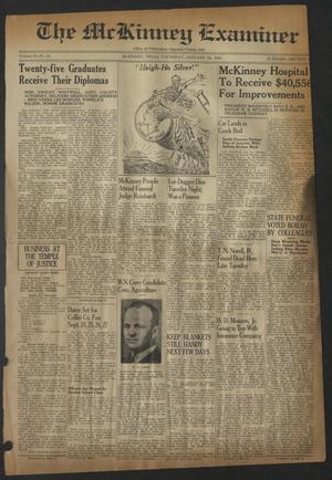The McKinney Examiner (McKinney, Tex.), Vol. 54, No. 14, Ed. 1 Thursday, January 25, 1940