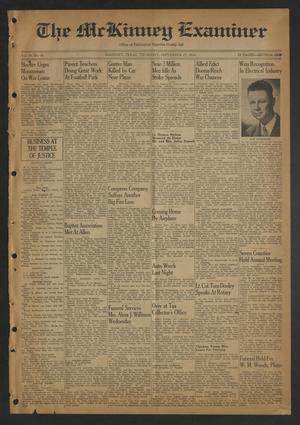 The McKinney Examiner (McKinney, Tex.), Vol. 59, No. 50, Ed. 1 Thursday, September 27, 1945
